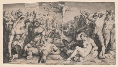 Fortune distribuerar hennes gåvor av Jan Harmensz. Muller