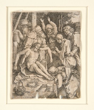 Lamentation, från The Passion av Jan Harmensz. Muller