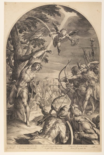 Sankt Sebastians martyrdöd av Jan Harmensz. Muller