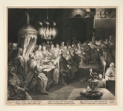 Belsassars högtid av Jan Harmensz. Muller