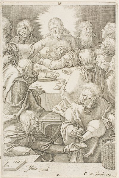 Sista måltiden av Jan Harmensz. Muller