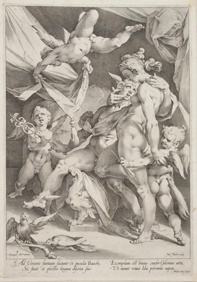 Venus och Merkurius av Jan Harmensz. Muller