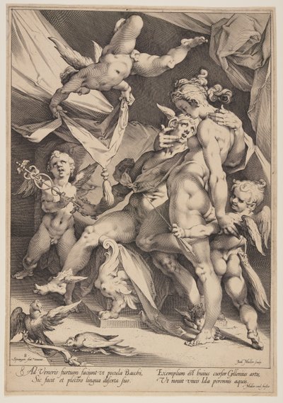 Venus och Merkurius av Jan Harmensz. Muller