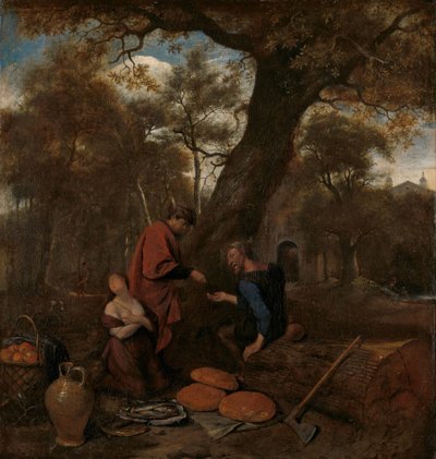 Erysichthon säljer sin dotter av Jan Havicksz. Steen