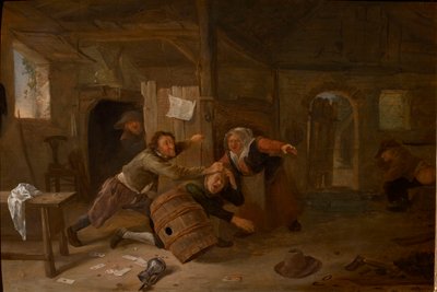 Stridande bönder, före 1678. av Jan Havicksz Steen