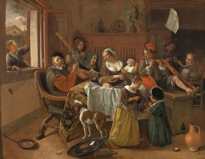 Den glada familjen Den glada familjen av Jan Havicksz. Steen