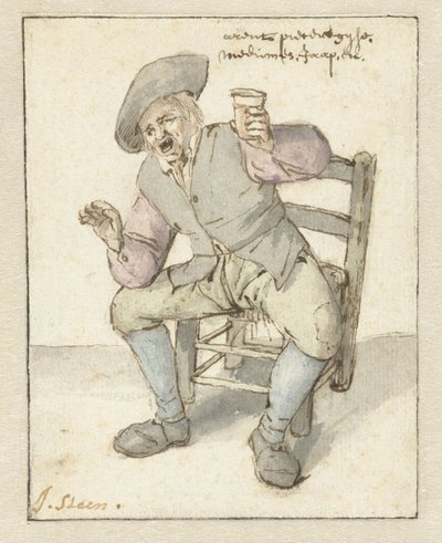 Sjungande bonde av Jan Havicksz. Steen