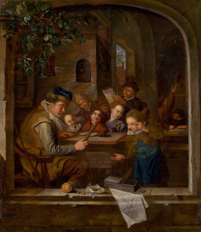 Skolan, c. 1650. av Jan Havickszoon Steen