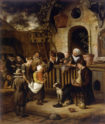 Den lilla allmossamlaren av Jan Havickszoon Steen