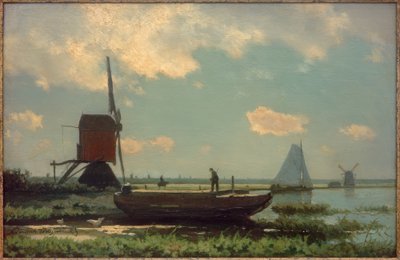 Polderlandschaft av Jan Hendrik Weissenbruch