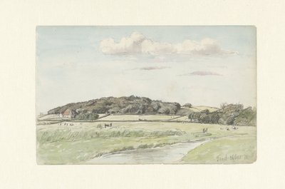Utsikt över Texel av Jan Hoynck van Papendrecht