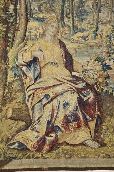 Detalj av Pomona, från Vertumnus och Pomona, c.1630 av Jan II Raes