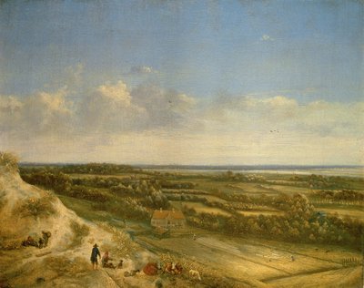 Dune Landscape, förmodligen nära Santpoort, ca 1675 (olja på duk) av Jan II Vermeer van Haarlem