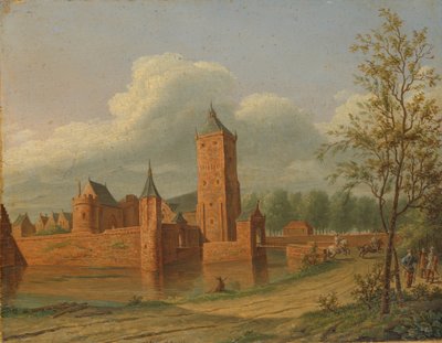 Slottet Batestein nära Vianen av Jan Jacob Teyler van Hall