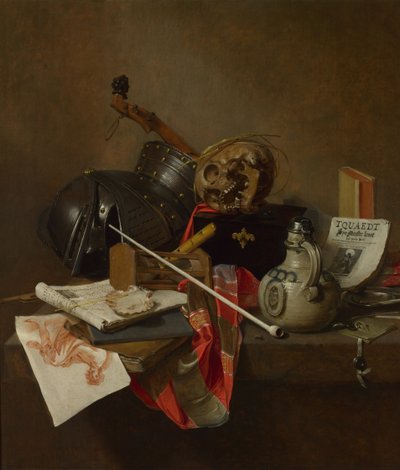 Vanitas stilleben, 1648 av Jan Jansz. Treck