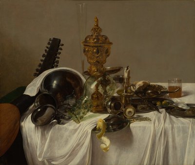 Bankettstycke, ca 1635 (olja på vaggad panel) av Jan Jansz. den Uyl