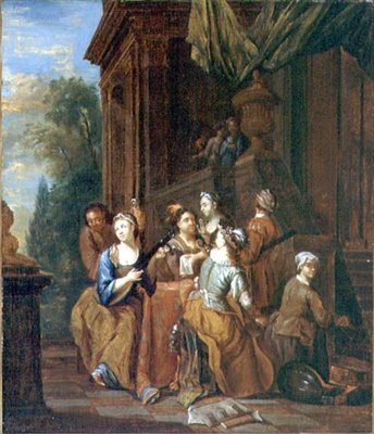 Musical Party (olja på duk) av Jan Josef the Younger Horemans
