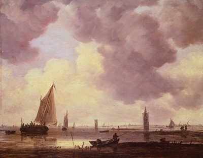 Båtar av Jan Josephsz van Goyen