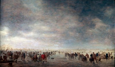 Skridskoåkare, 1641. av Jan Josephsz van Goyen