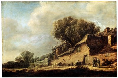 Landskap med en bondstuga, 1631. av Jan Josephsz van Goyen