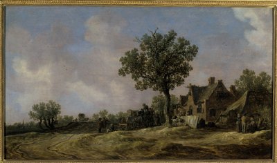 Krog på en landsväg, 1620 av Jan Josephsz van Goyen