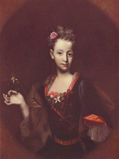 Porträtt av Hedwig Franciska Wussin av Jan Kupecký