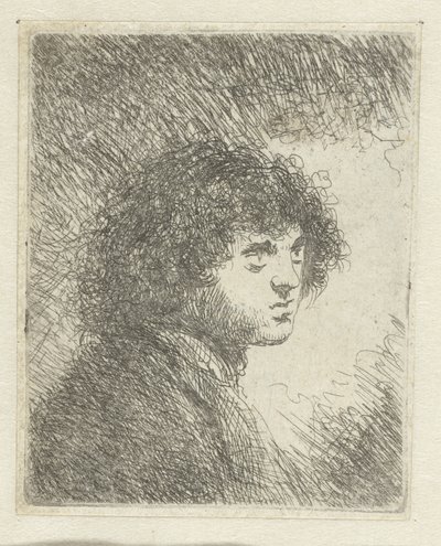 Bröstbild av en ung man av Jan Lievens