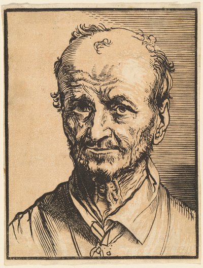 Byst av en skallig man av Jan Lievens