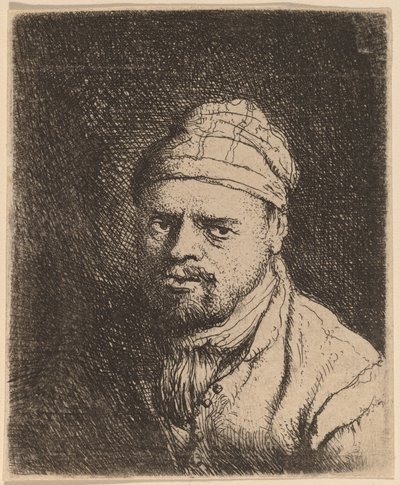 Byst av en kock med mössa av Jan Lievens