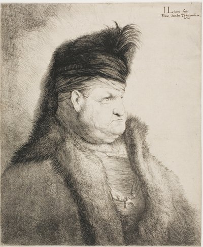 Byst av en orientalisk man av Jan Lievens