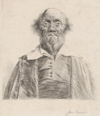 Porträtt av Robert South, mitten av 1600-talet. av Jan Lievens