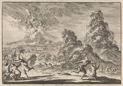 Jordbävning på Ambon, 1674 av Jan Luyken