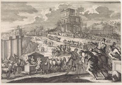 Byggandet av Salomos tempel av Jan Luyken