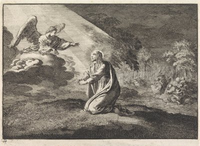 Kristus i Getsemane trädgård av Jan Luyken