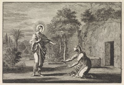 Kristus visar sig för Maria Magdalena av Jan Luyken