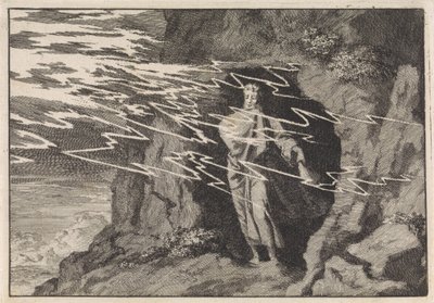 Elia i grottan av Jan Luyken
