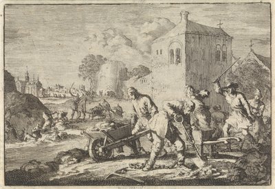 Reformerade ministrar i Ungern dömda till hårt arbete, 1674 av Jan Luyken