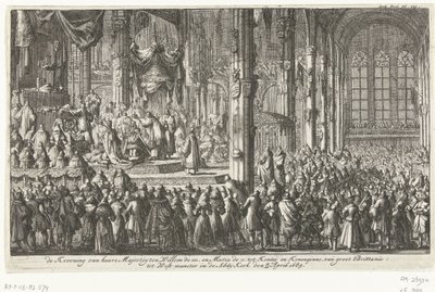 Kröningen av Vilhelm III, 1689 av Jan Luyken