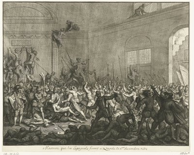 Mord i en kyrka i Naarden, 1572 av Jan Luyken