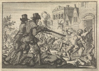 Mordet på de reformerta i Tirano, 1620 av Jan Luyken