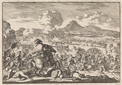 Prins Eugenius seger över turkarna på Tisza, 1697 av Jan Luyken