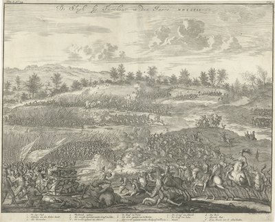 Slaget vid Turnhout, 1597 De Slagh av Turnhout i den Jaere MDXCVII (titel på objekt) av Jan Luyken