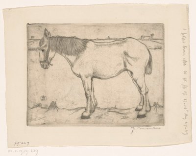 Häst av Jan Mankes (signed by artist)