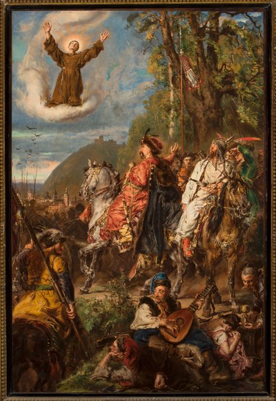 Bohdan Chmelnytskyj med Tugay Bey nära Lviv av Jan Matejko