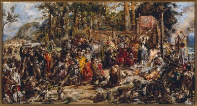 Litauens dop, e.Kr. 1387 av Jan Matejko