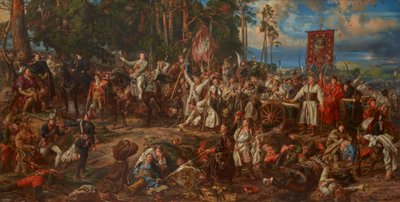 Kościuszko vid Racławice av Jan Matejko