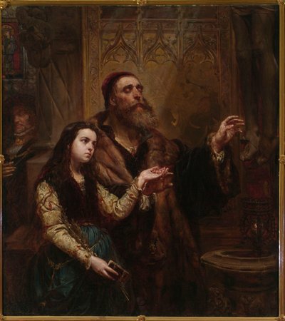 Den blinde Veit Stoss med sitt barnbarn av Jan Matejko
