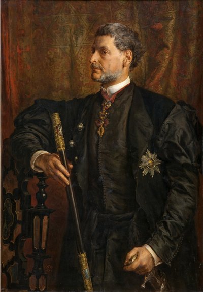 Porträtt av Alfred Potocki av Jan Matejko