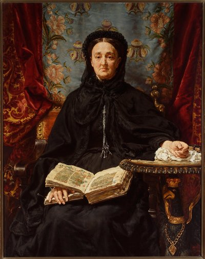Porträtt av Katarzyna Potocka, född Branicka (1825-1907), Adams hustru av Jan Matejko