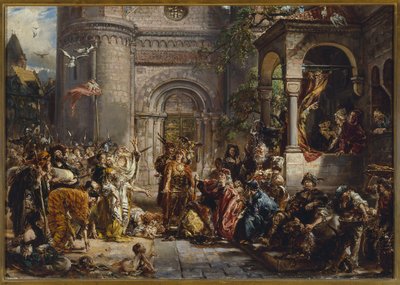 Mottagandet av judarna. R.P. 1096 av Jan Matejko